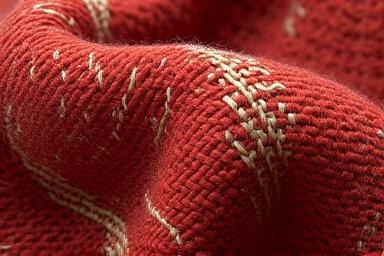 Close up of intricate silk fabric texture